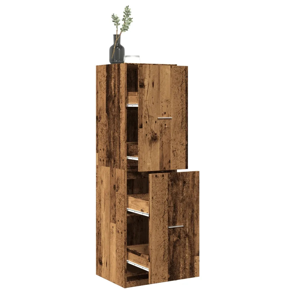 Armadietto da Farmacia Legno Vecchio 40x41x144,5 cm Truciolato 3309643