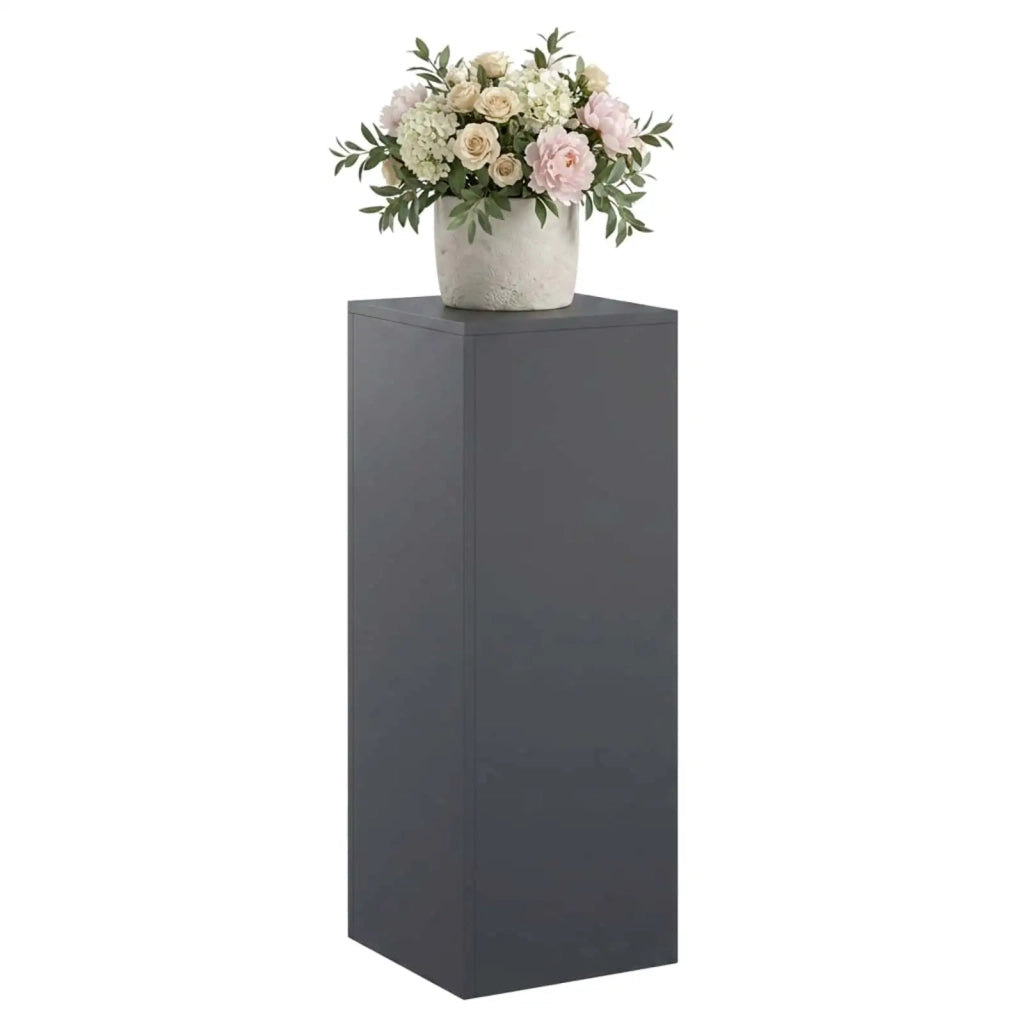 Supporto per piante Antracite 30 x 30 x 80 cm Acciaio Inox 8012492