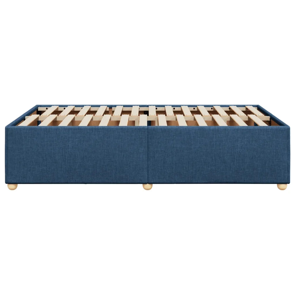 Giroletto senza Materasso Blu 120x190 cm in Tessuto