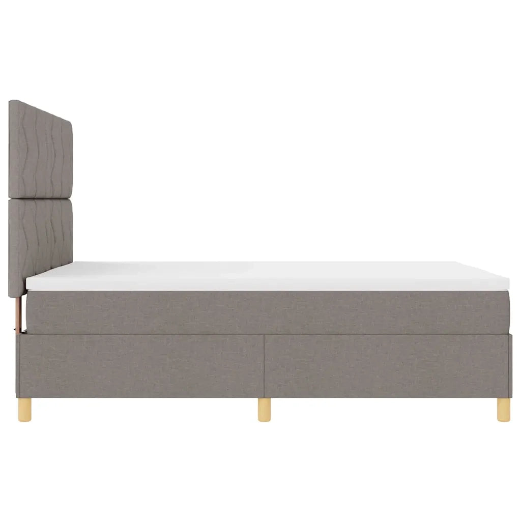 Letto a molle con materasso Talpa 140 x 190 cm Tessuto 3339697