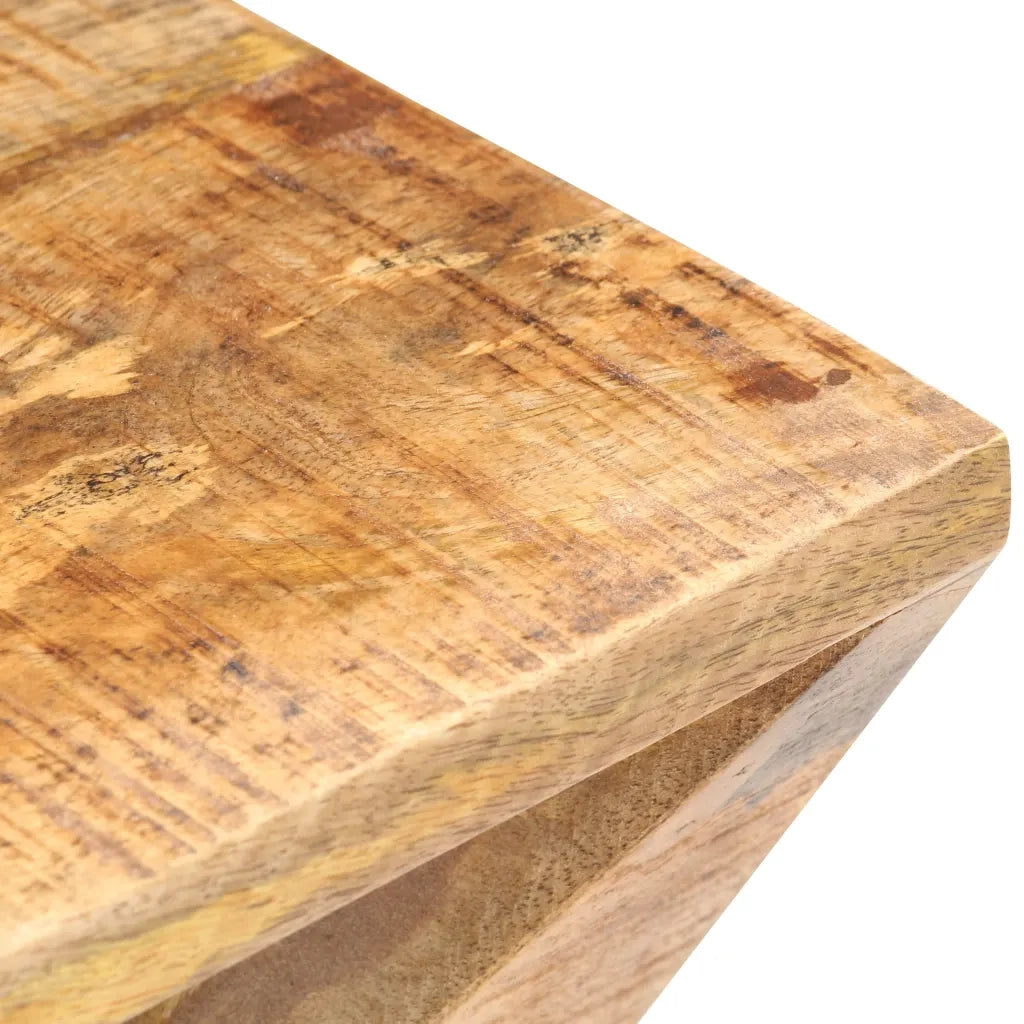 Tavolino | Tavolo laterale di Servizio 35x35x55 cm in Legno Massello di Mango
