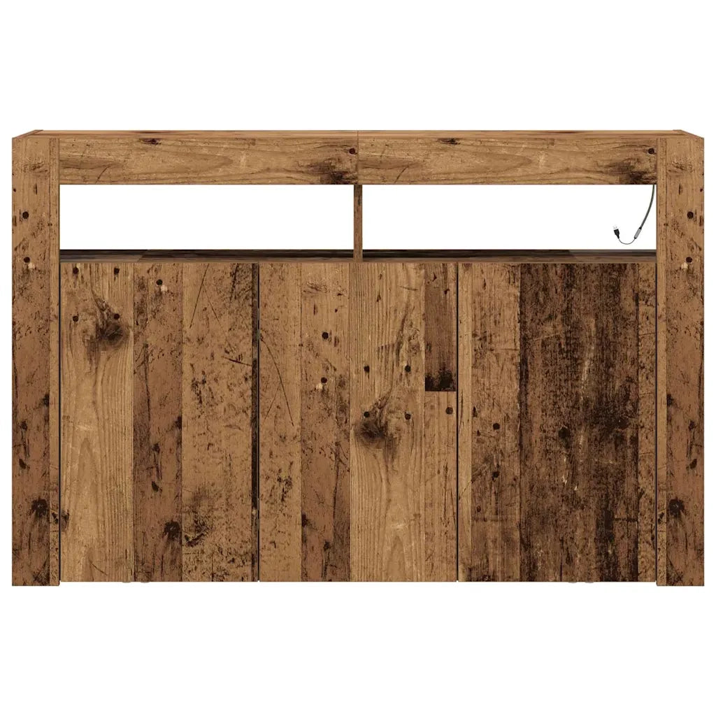 Credenza Legno vecchio 116 x 30 x 75 cm Legno multistrato 3333883