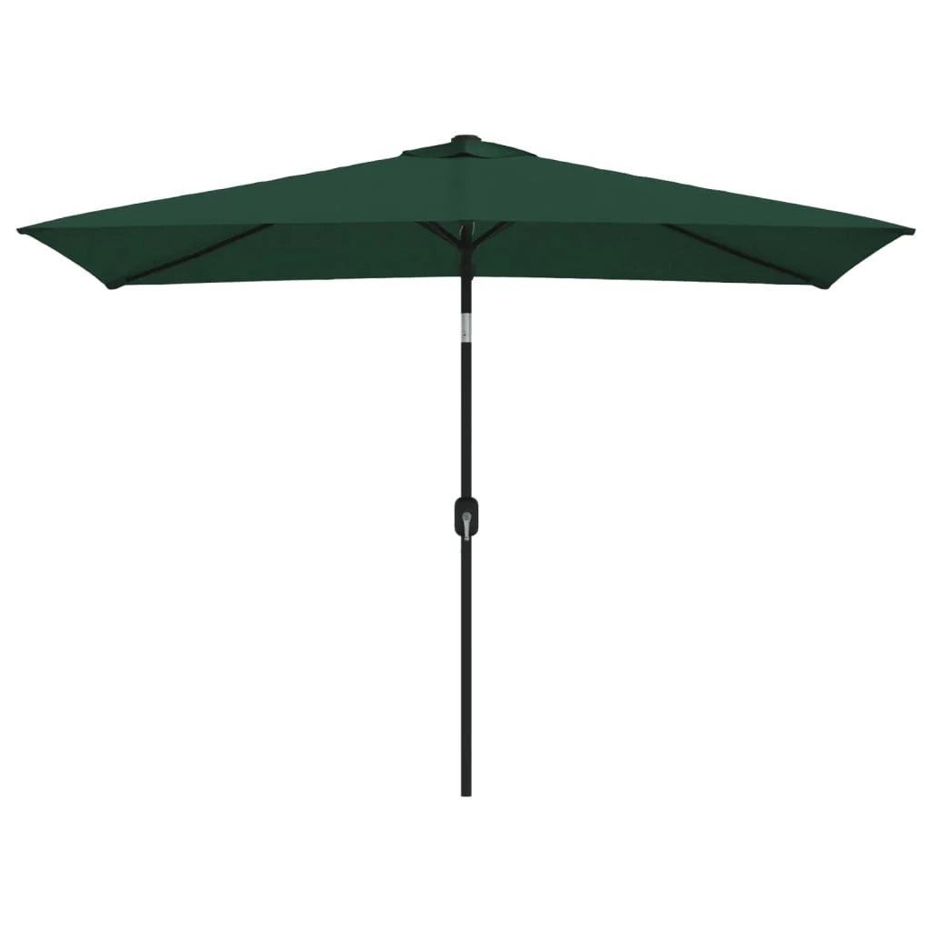 Ombrellone rettangolare verde 200 x 300 cm 02_0008032