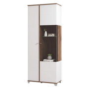 Mobile Espositore Arentino, Vetrina 8 Ripiani, 78.5x40x200.5h cm Bianco