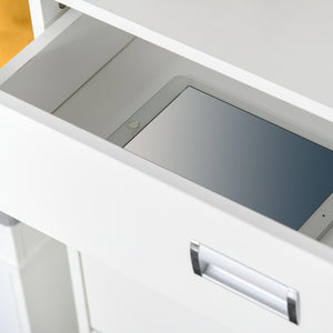 Scarpiera per 12 Paia di Scarpe in Legno Truciolato 70x29x92 cm Bianca