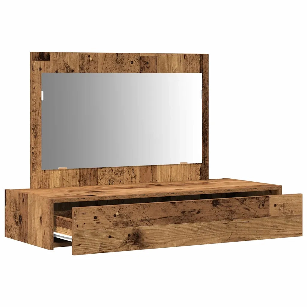 Tavolo da Trucco Marrone 100 x 40 x 70 cm Legno multistrato 865215