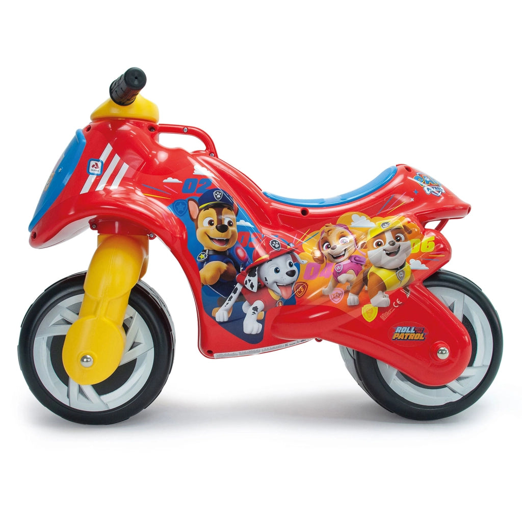 Moto Cavalcabile per Bambini 18+ Mesi Licenza Paw Patrol 69x27,5x49 cm Peso Max 30 kg Blu
