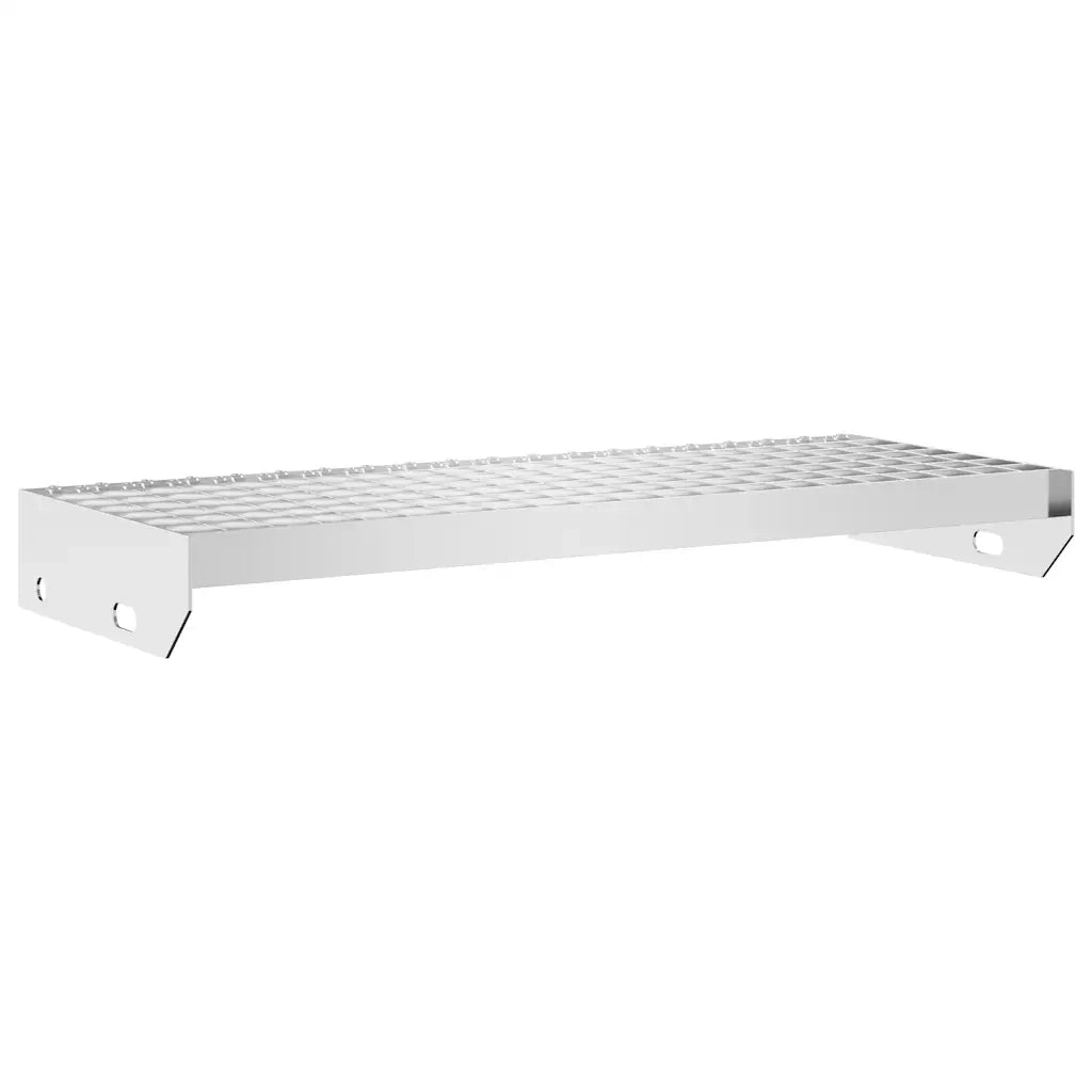 Gradino in Griglia 60x24x7 cm Acciaio Zincato