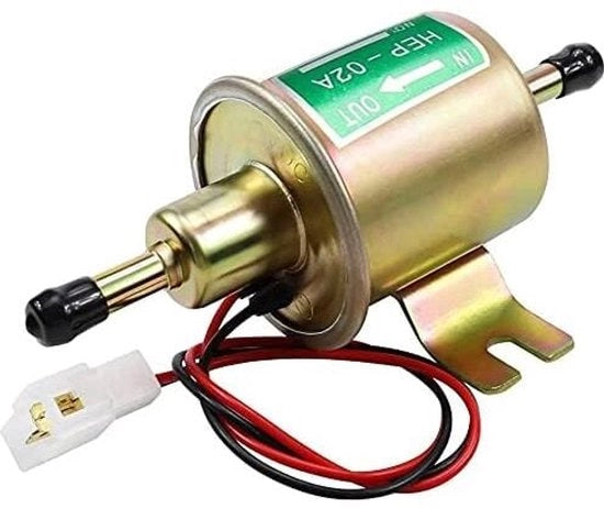Adatto per universale pompa di carburante elettrica, modulo di pompaggio ad alta pressione in alluminio per benzina e diesel HEP-02A (oro)
