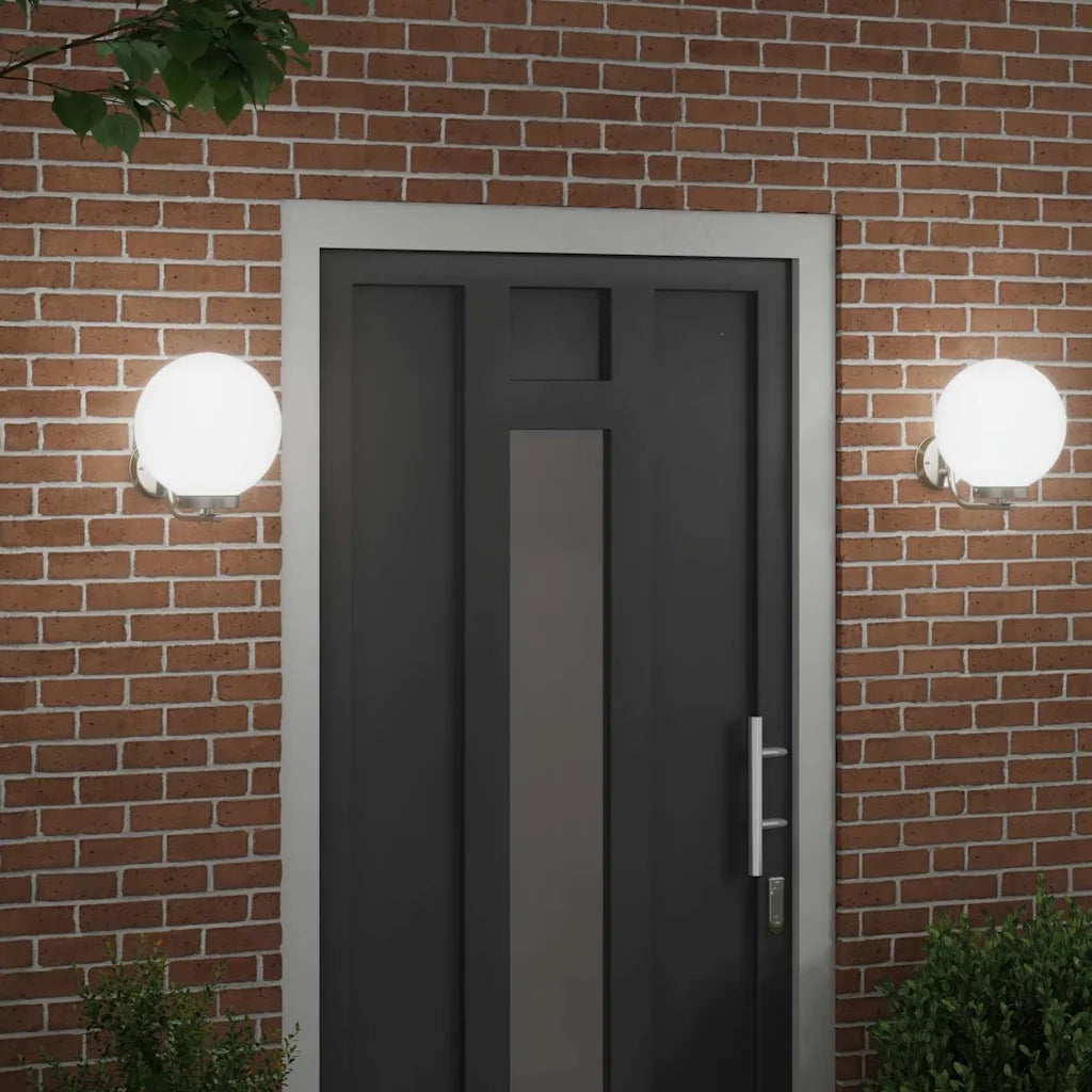 Lampada da Parete Esterna 2 pz Argento 29 x 25 x 33 cm CFW6521853