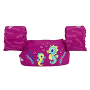 Trade Shop - Gilet Salvagente Per Bambini Cavallucci Marini Giubbotto Galleggiante Con Braccioli 90136 -