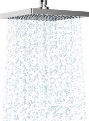 Douchekop in rilievo 200x200 mm - Inseribile in lavabo a forma quadrata - Angolo di getto regolabile - Esperienza di doccia di lusso - Douchekop a risparmio d'acqua
