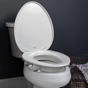 Specchio per WC Altezza Aumentata - Bianco - Kit di Installazione Incluso con Foglio Istruzioni - 7YR85300TSS 000