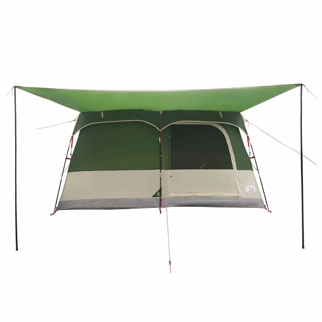 Tenda Familiare con tetto Verde 320 x 210 x 180 cm Poliestere 42028489