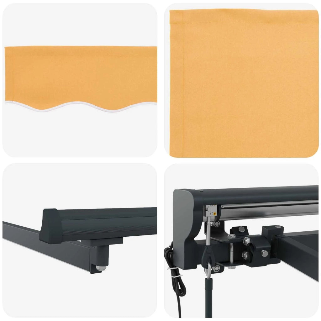 Tenda retrattile Sabbia 3 x 2,5 m Poliestere e Alluminio 3425914
