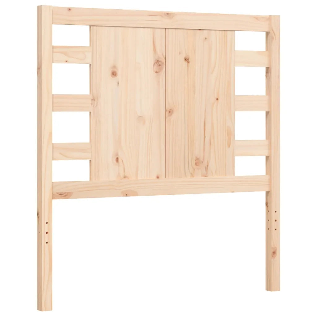 Giroletto con Testiera Single-Struttura Letto in Legno Massello 706541