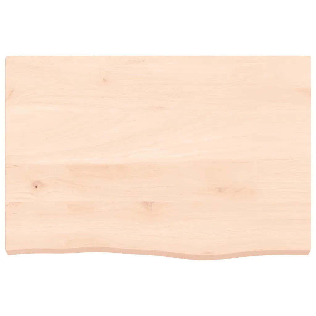 vidaXL Piano Bagno 60x40x(2-4) cm in Legno Massello Non Trattato