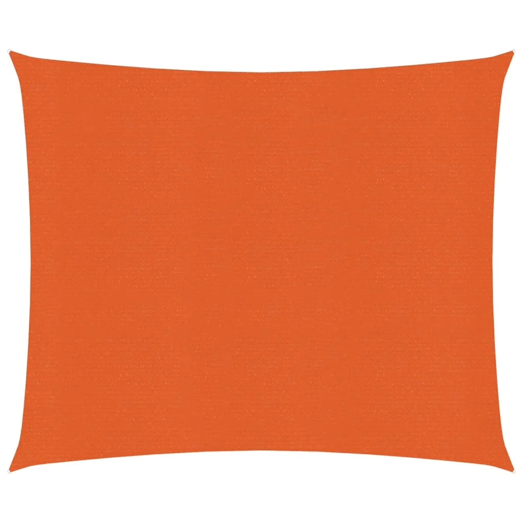 Vela ombreggiante 160 g/m² arancione 3 x 3 m HDPE 02_0009243
