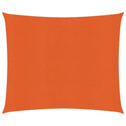 Vela ombreggiante 160 g/m² arancione 3 x 3 m HDPE 02_0009243