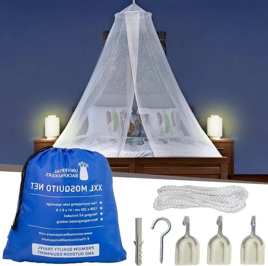 Tenda da Campeggio Leggera 2 Persone con 2 Aperture - Utilizzabile in Viaggio e a Casa - Compresa Valigetta da Viaggio Gratuita - Kit di Sospensione
