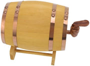 Vaso per Vino in Legno da 5L - Vaso per Piante - Vaso per Vino Ecologico - Copertura in Aluminio