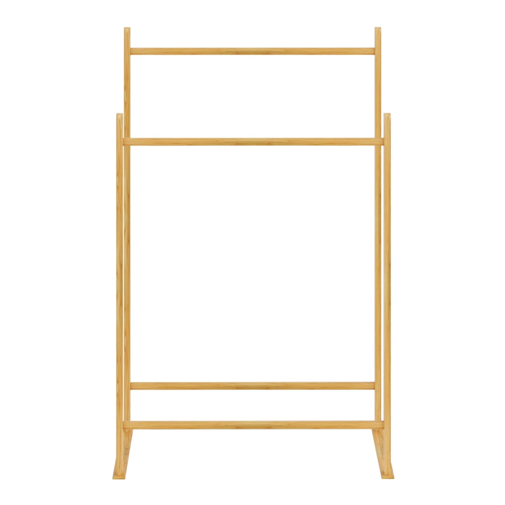 Appendiabiti da ingresso di design in legno di pino 122 x 80 x 50 cm finitura naturale 03_0010373