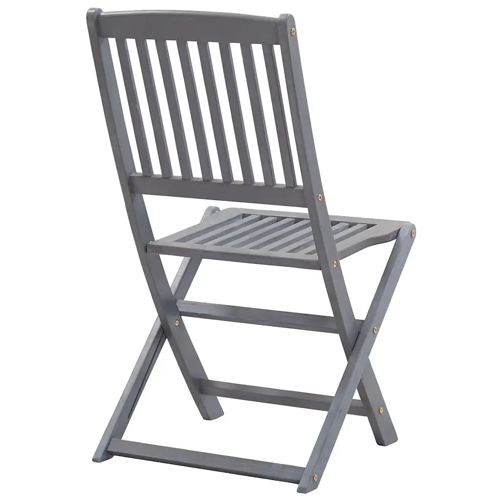 Sedie da Giardino Pieghevoli 6pz con Cuscini in Massello Acacia 3065437