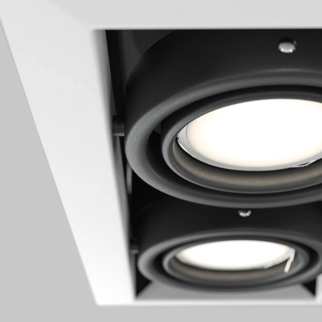Maytoni Lampada da Incasso Metal Modern 2 luci GU10 bianco metallo
