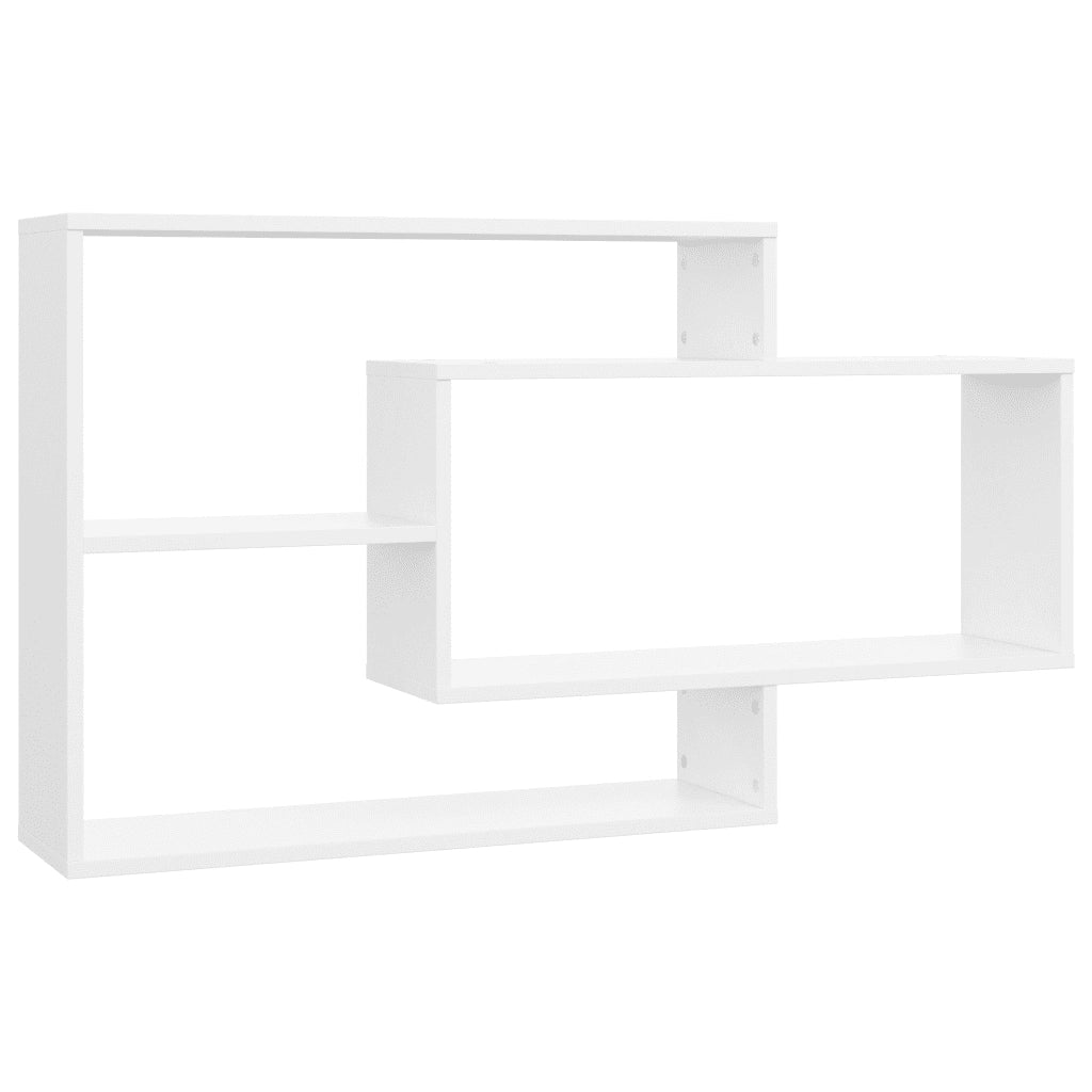 Mensole a Muro Bianche 104x20x58,5 cm in Legno Multistrato cod mxl 33533
