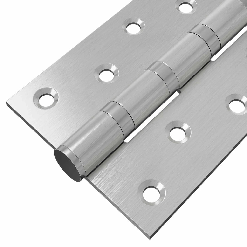 Cerniera 4 pz 125 x 75 x 13 mm Argento Acciaio 42041377