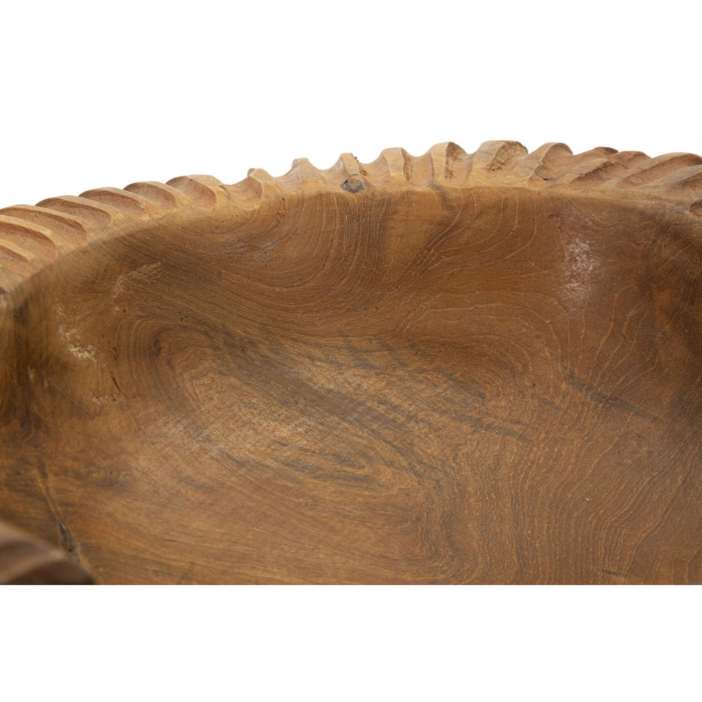 Vassoio Natura 15, Marrone, Legno, 37x40x16 cm