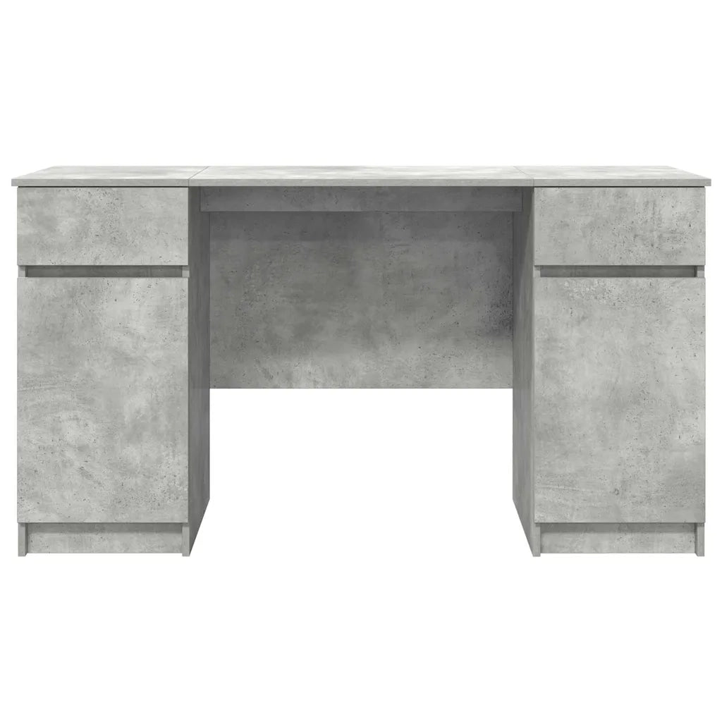 Scrivania Grigio cemento 140 x 49 x 76 cm Legno multistrato 3328510
