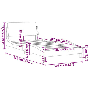 Giroletto Dover Grigio Chiaro 100x200 cm Velluto 373132