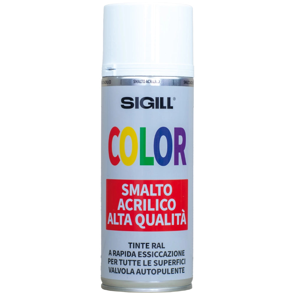 Color smalto acrilico spray di alta qualità per tutte le superfici 400 ml *** colore- giallo traffico - ral 1023, co...
