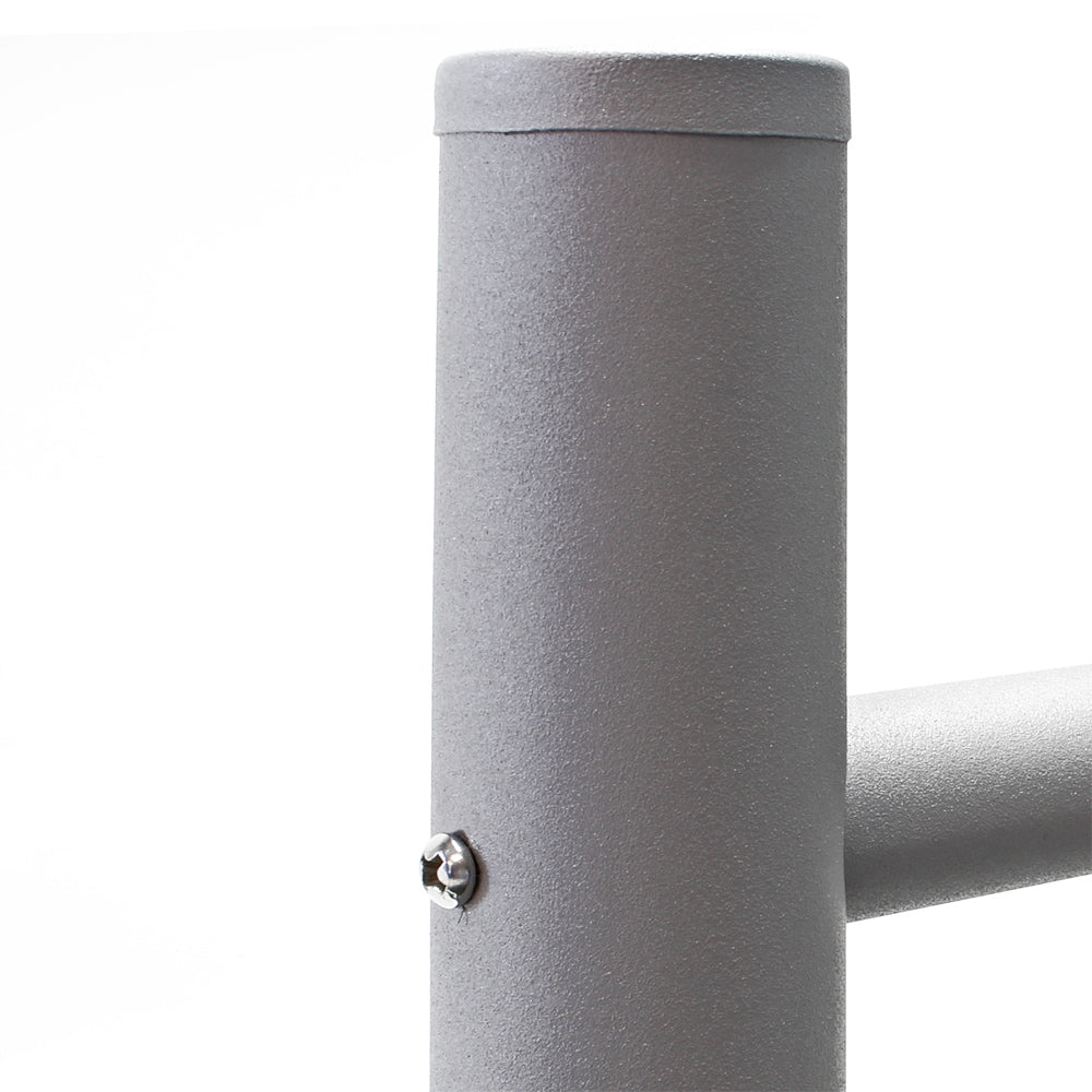 Cassetta postale condominiale autoportante 12 posti, grigio, 2 moduli con supporto a terra