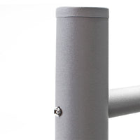 Cassetta postale condominiale autoportante 12 posti, grigio, 2 moduli con supporto a terra