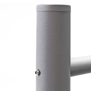 Cassetta postale condominiale autoportante 12 posti, grigio, 2 moduli con supporto a terra