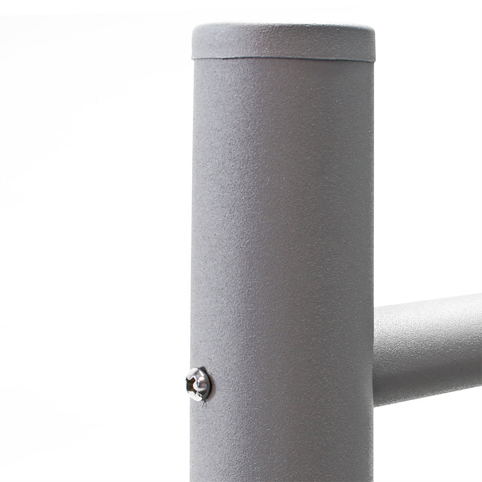 Cassetta postale condominiale autoportante 12 posti, grigio, 2 moduli con supporto a terra