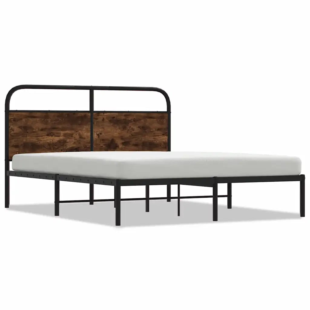 Giroletto senza Materasso Rovere Fumo 150x200 cm in Truciolato 4100211