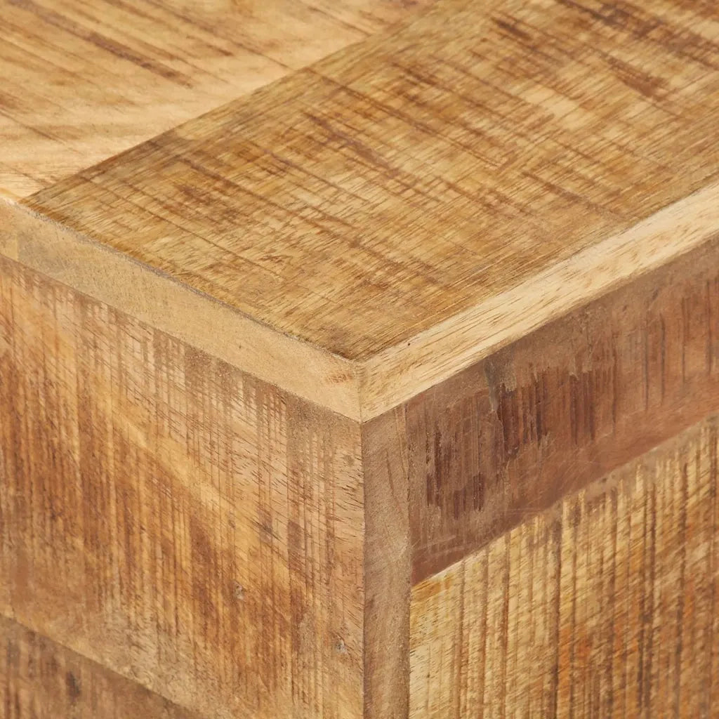 Tavolino 30x30x33 cm in Legno di Mango Grezzo cod mxl 17591