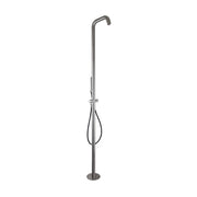 Colonna doccia freestanding per spa in acciaio inox 316L Tubico Wellness T86502 Rame