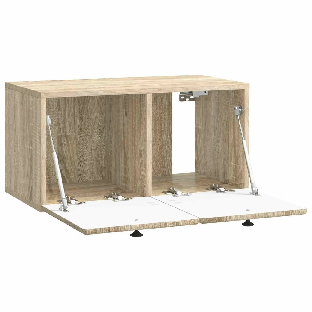 Mobile Porta TV da Muro 59,5 x 31 x 30 cm Rovere Sonoma