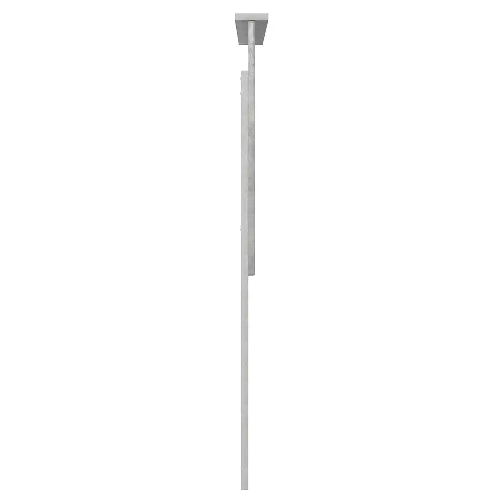 Testiera-Testata-Testiera Decorativa Grigio cemento 100 cm Legno multistrato 813282