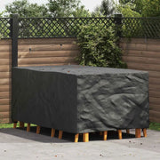 vidaXL Copertura per mobili da esterno Nero 143 x 225 x 90 cm 210D