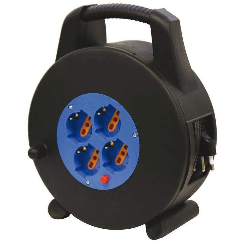 BRIXO AVVOLGICAVO CON 4 PRESE STANDARD 10 METRI
