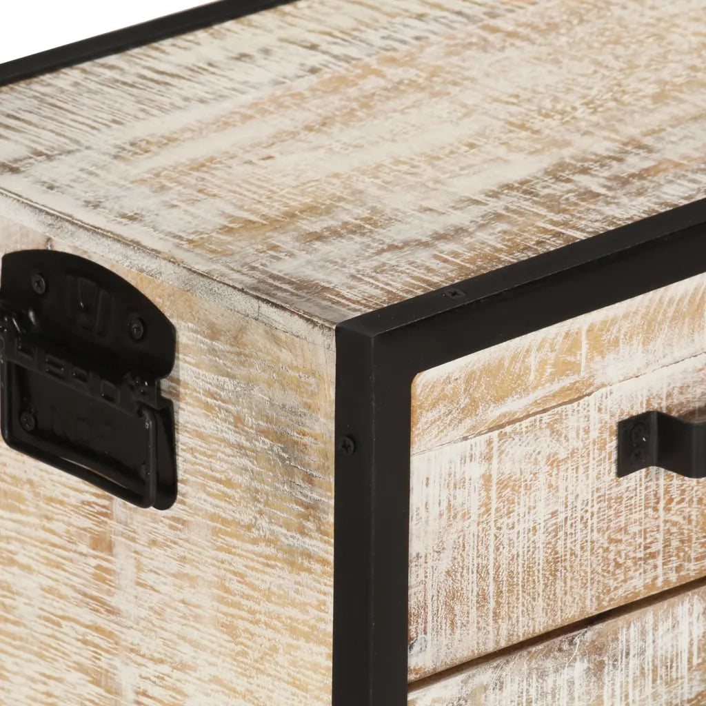 Mobile Porta TV 110x30x41 cm in Legno Massello di Acacia cod mxl 16838
