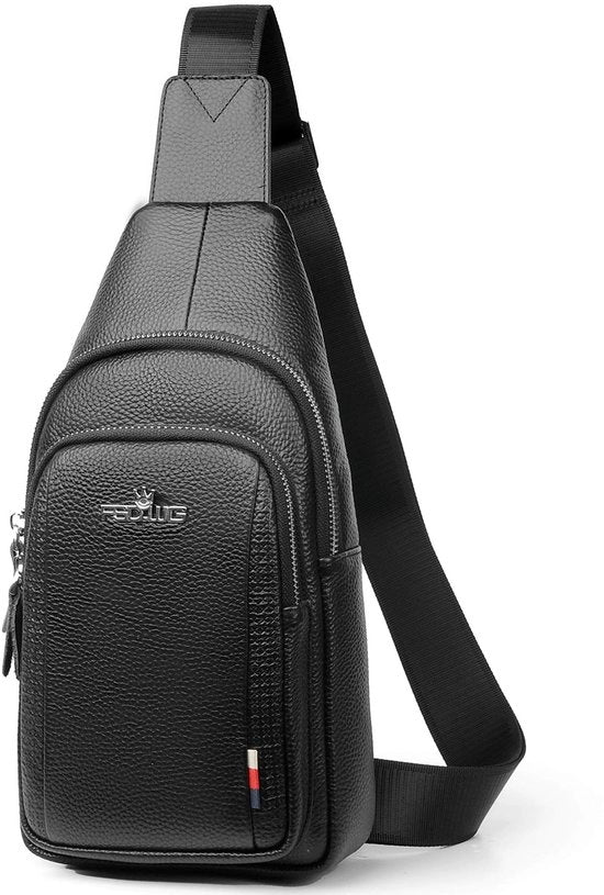 Borsa da spalla per uomini con funzione impermeabile, tasche da spalla e tasche da petto per uomini