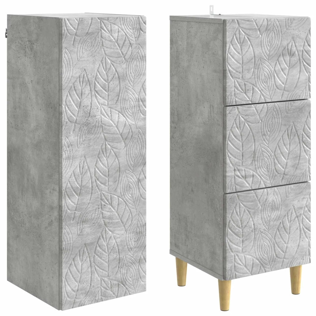 Set di armadi 2 pcs Grigio Cemento 33 x 34,5 x 90 cm 3416730
