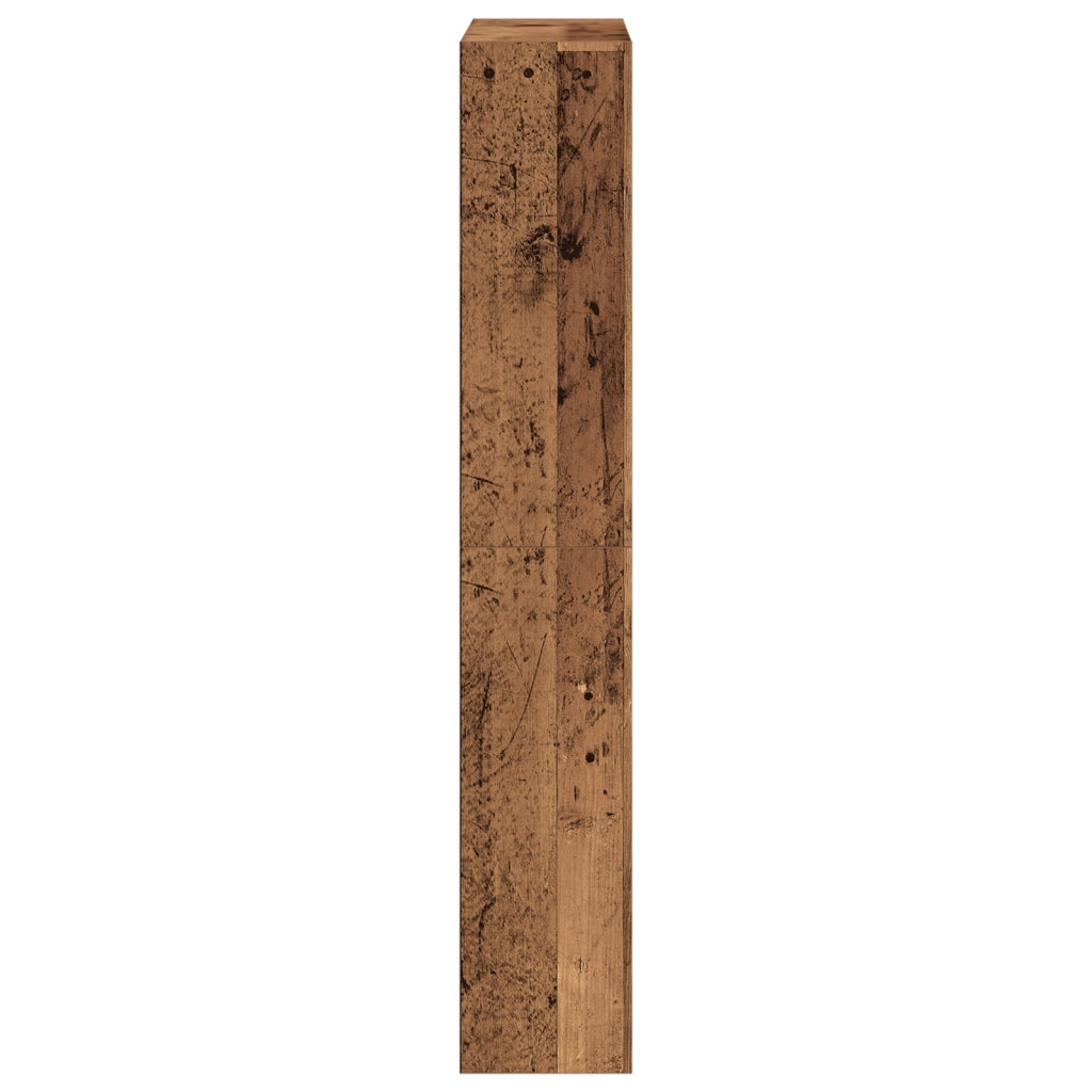 Armadio per scarpe in legno vecchio 80x21x125,5 cm in legno ingegnerizzato