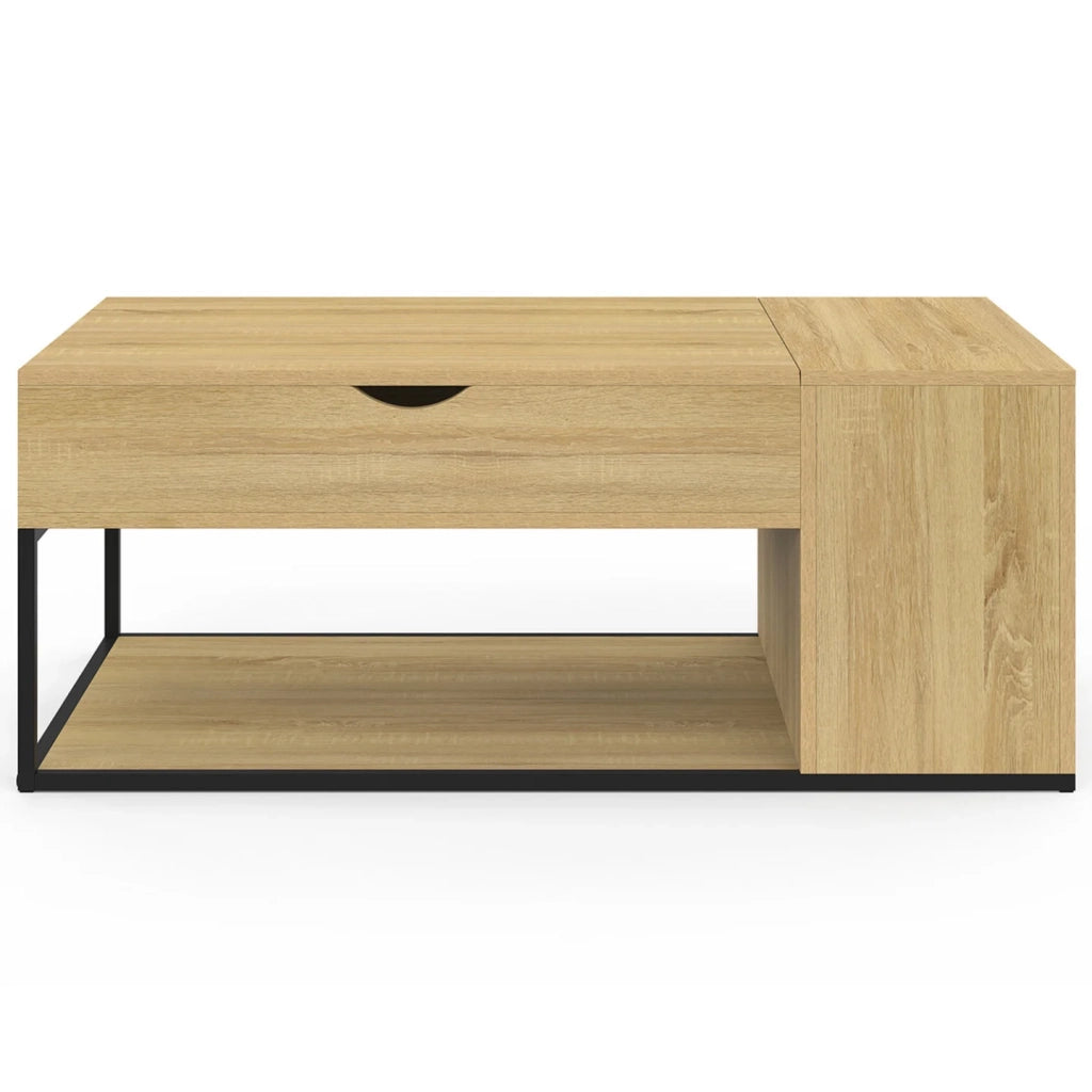 IDMarket - Tavolino DETROIT con scatola dal design industriale